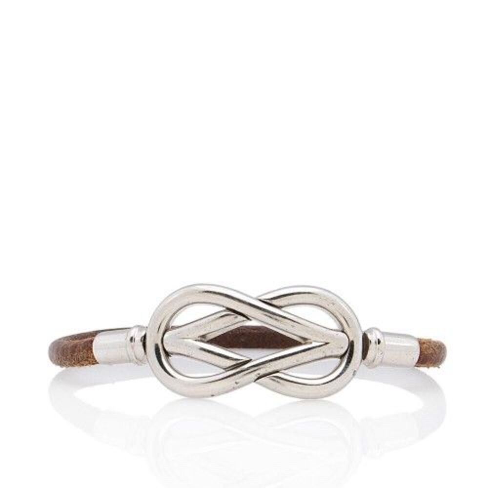 Hermes Leather Atame Bracelet